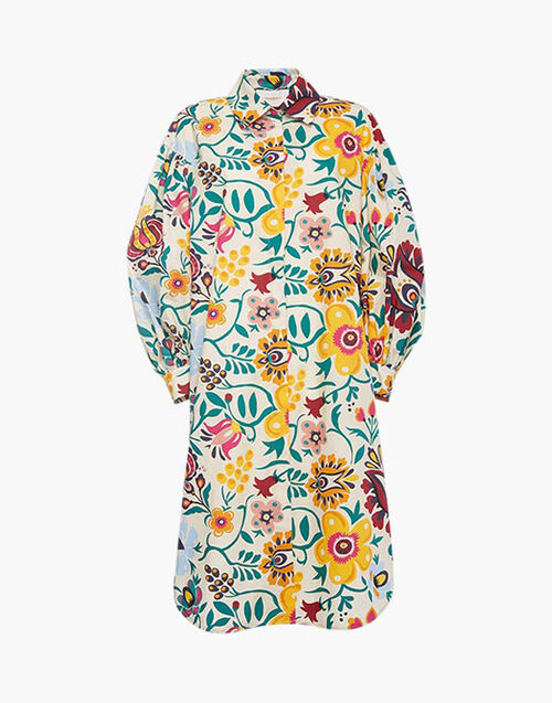 LaDoubleJ Big Shirt Dress Selva Bianco DRE0278COT001SEL0002