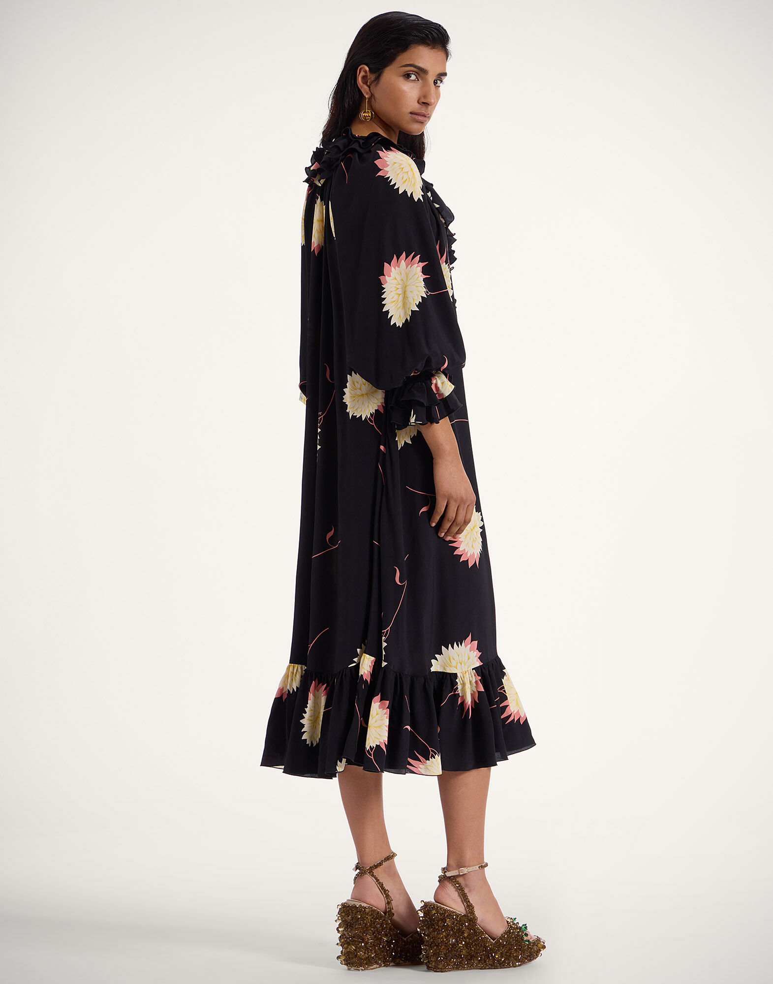 La DoubleJ Hey Jude! Dress Derby Ivory DRE0850CRE001DER01WH04