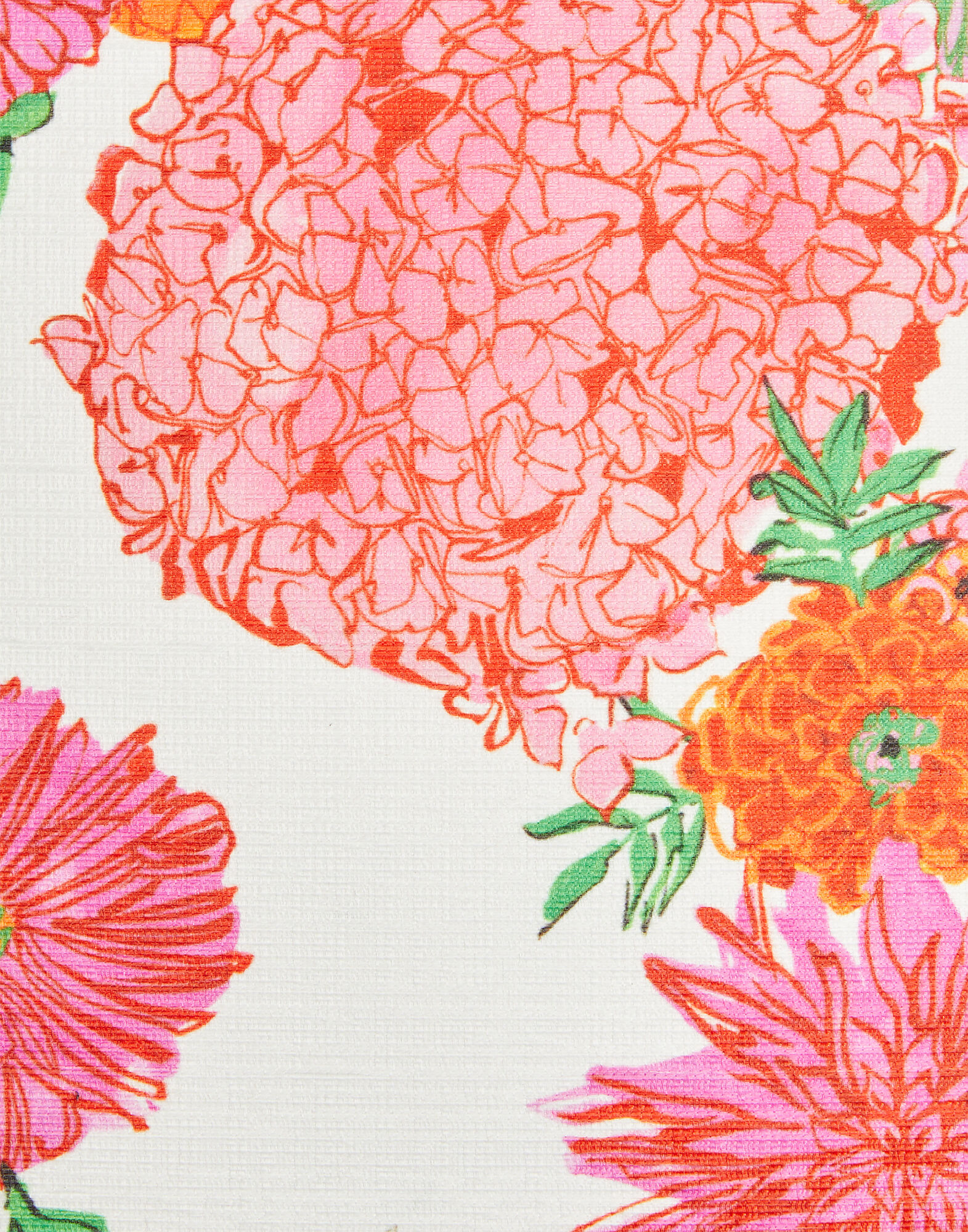 La DoubleJ Outdoor Cushion (45X45) Bright Blooms Pink CUS0028POL001BRB03PI01