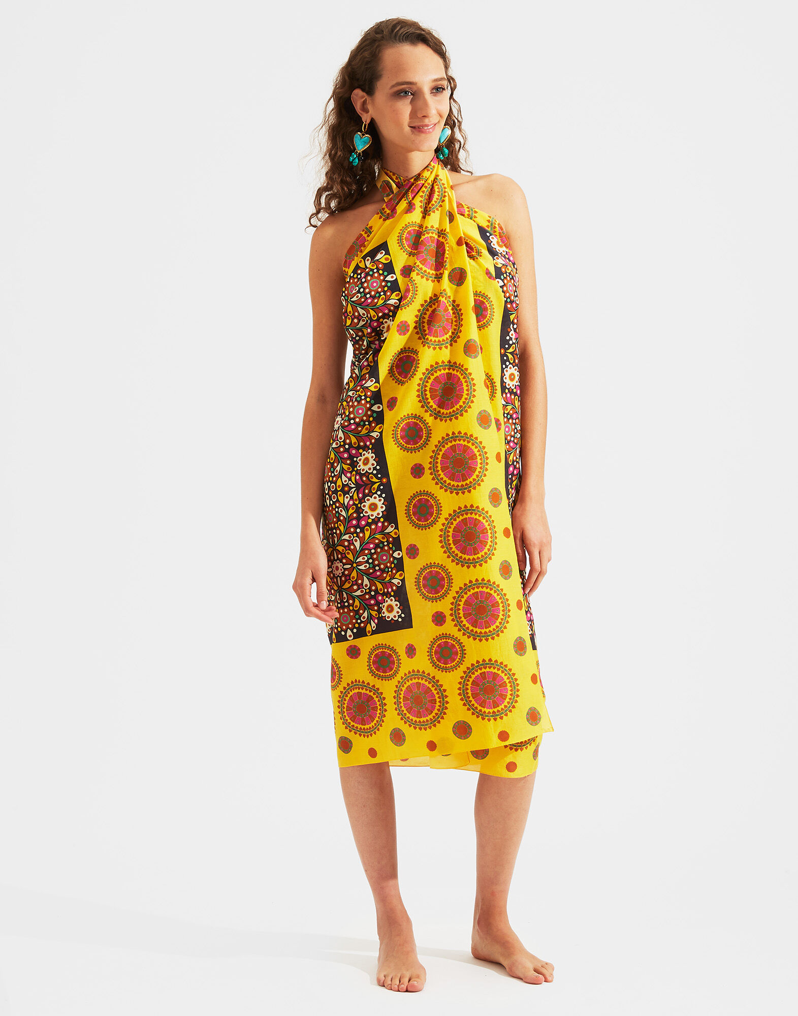 La DoubleJ Scarf Confetti Giallo SCA0006COS001CON0003