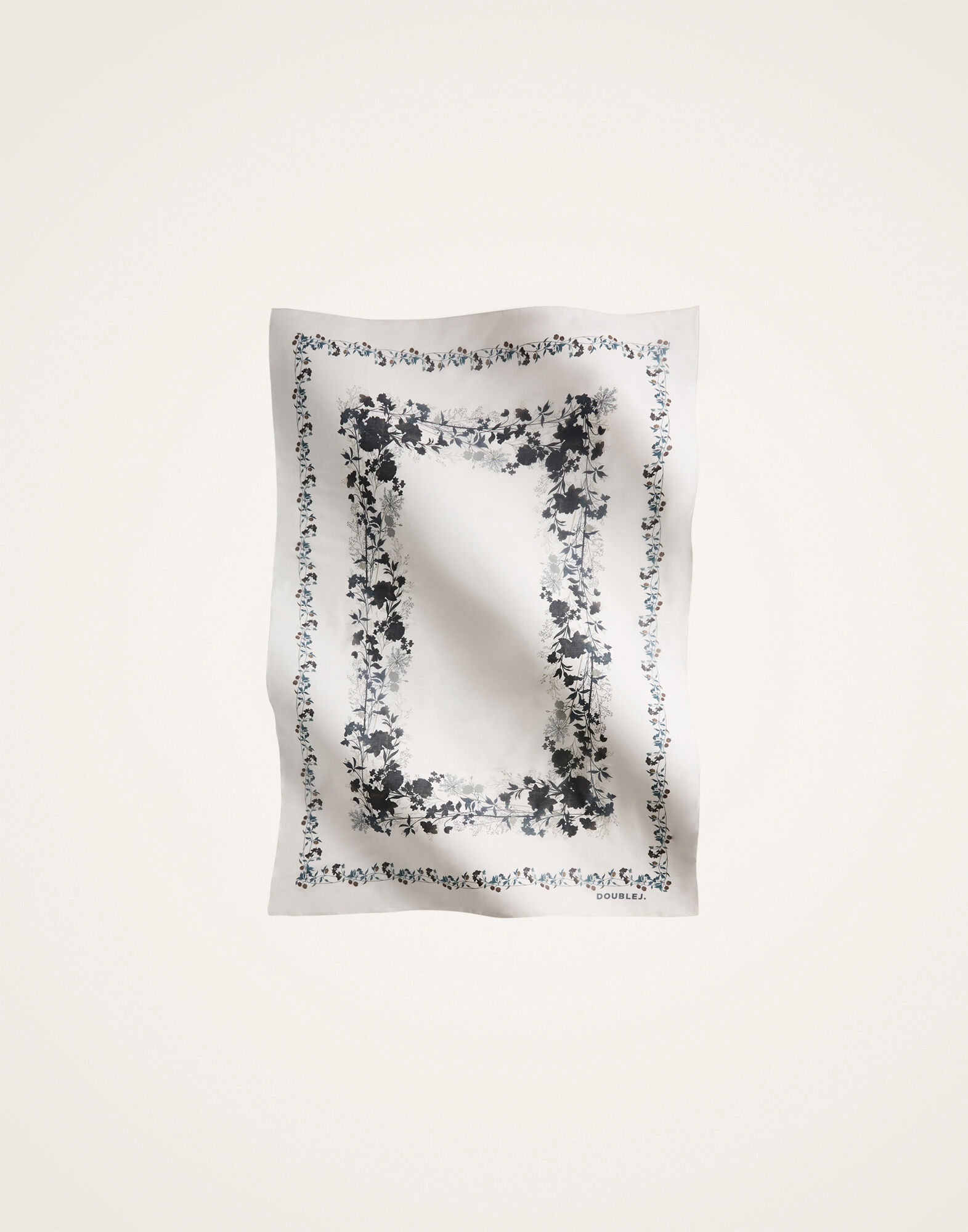 La DoubleJ Pareo Stilo Plac&eacute;e Ivory SCA0020COT021STI01WH04