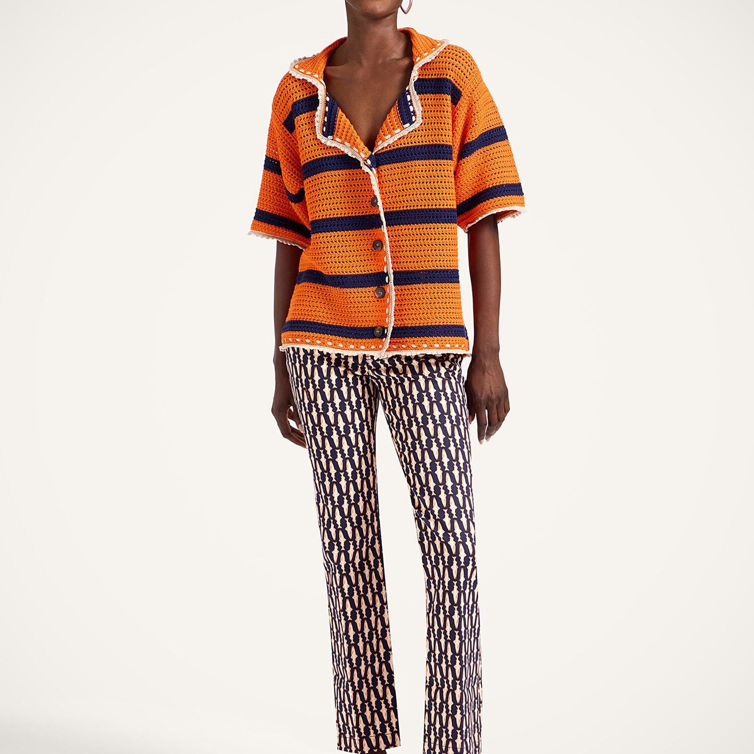 La Double J The Cropped Flare Jean