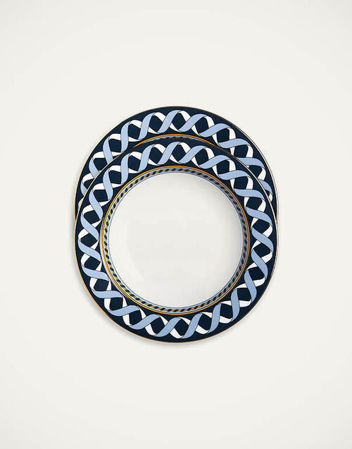 La DoubleJ Soup Plates Set Of 2 Odysseus SOU0002CER001ODY01BU04