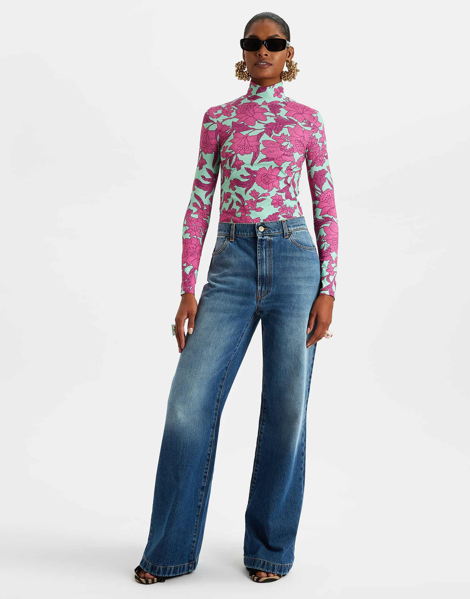 La DoubleJ Turtleneck Lilium Purple SHI0030JER005LIL01PU01