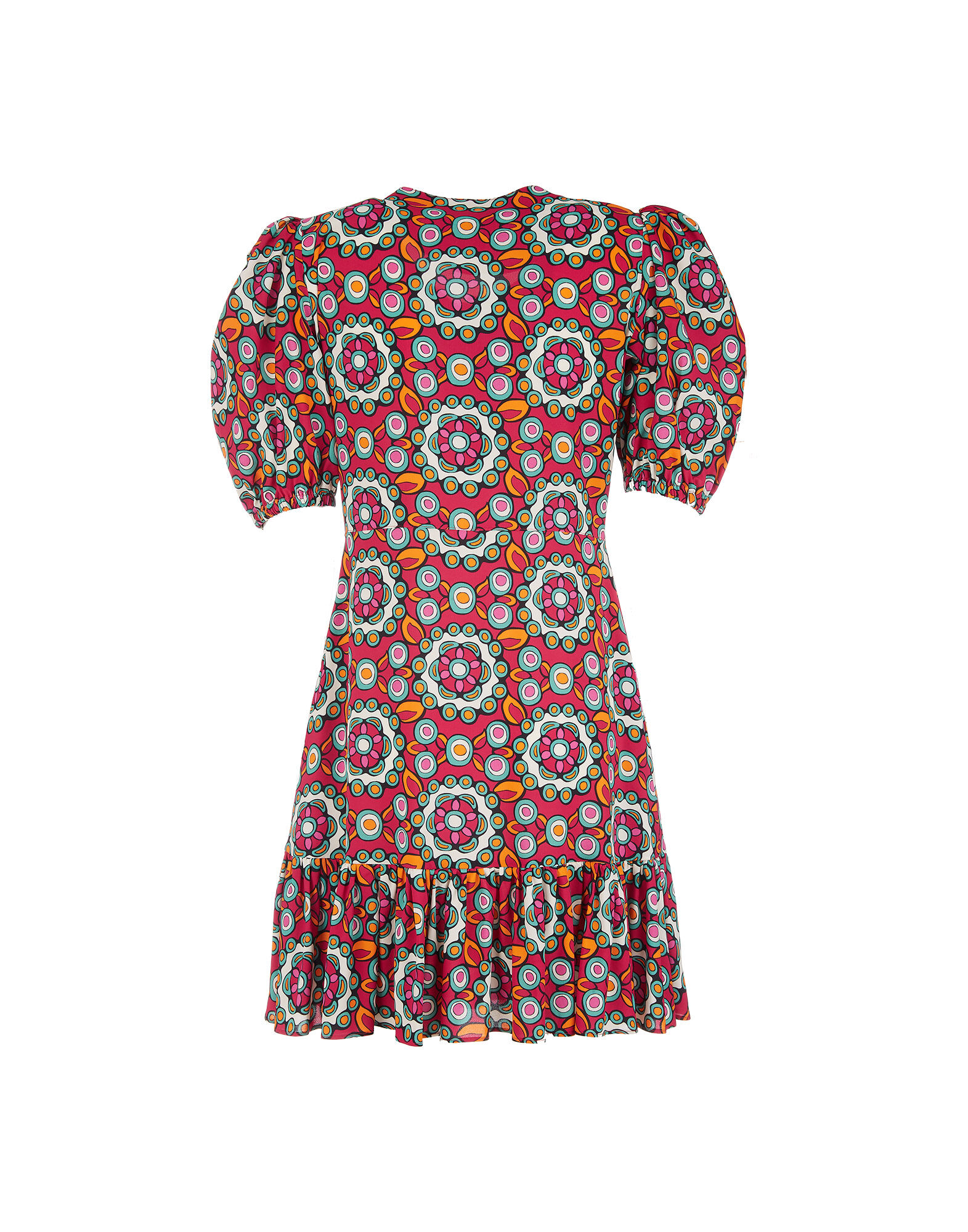 LaDoubleJ Coquette Dress Kaleidoscope Fuxia DRE0249VIS001KAL0004
