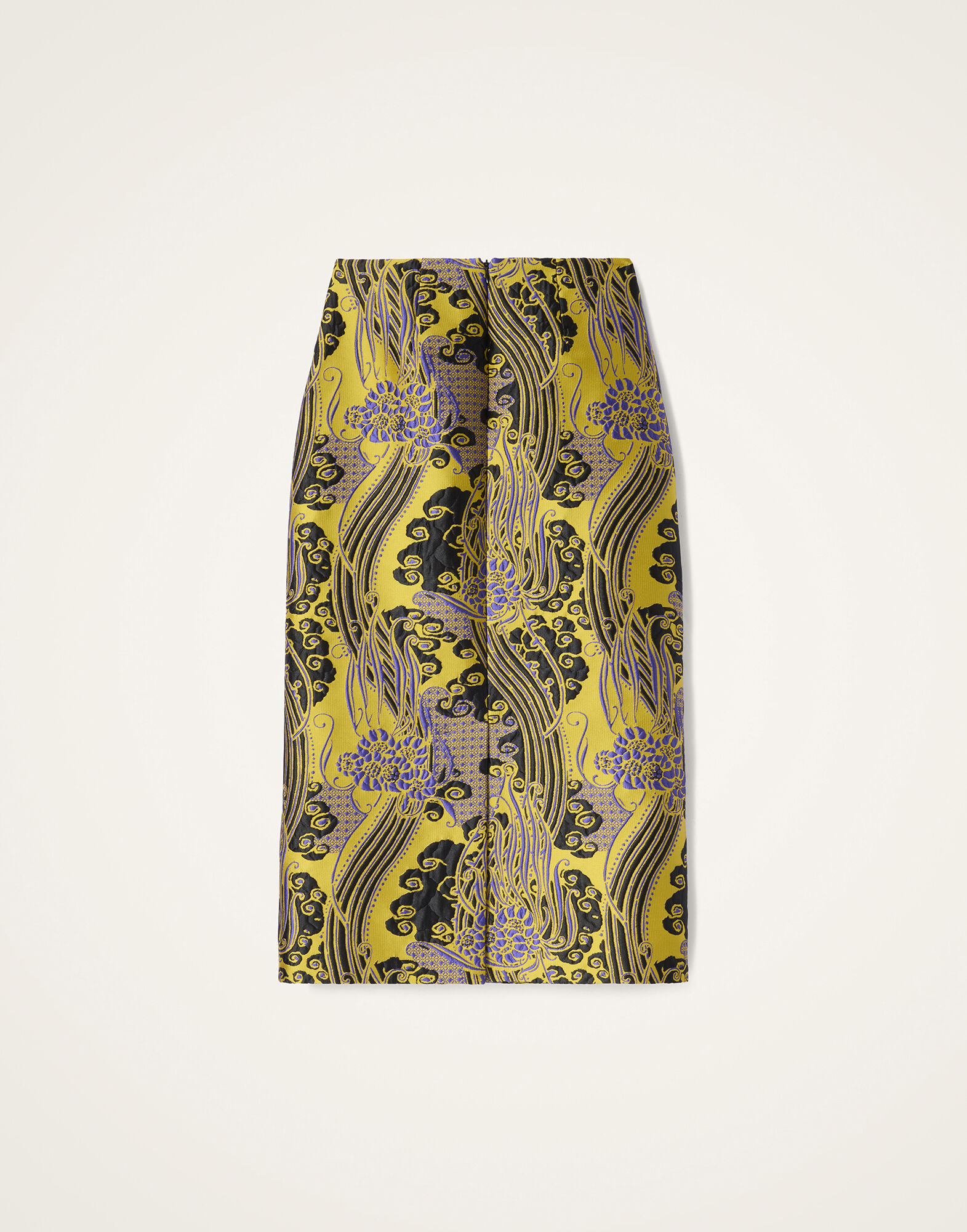 La DoubleJ Pencil Skirt Atlantis Yellow SKI0011JCQ127ATL01YE02