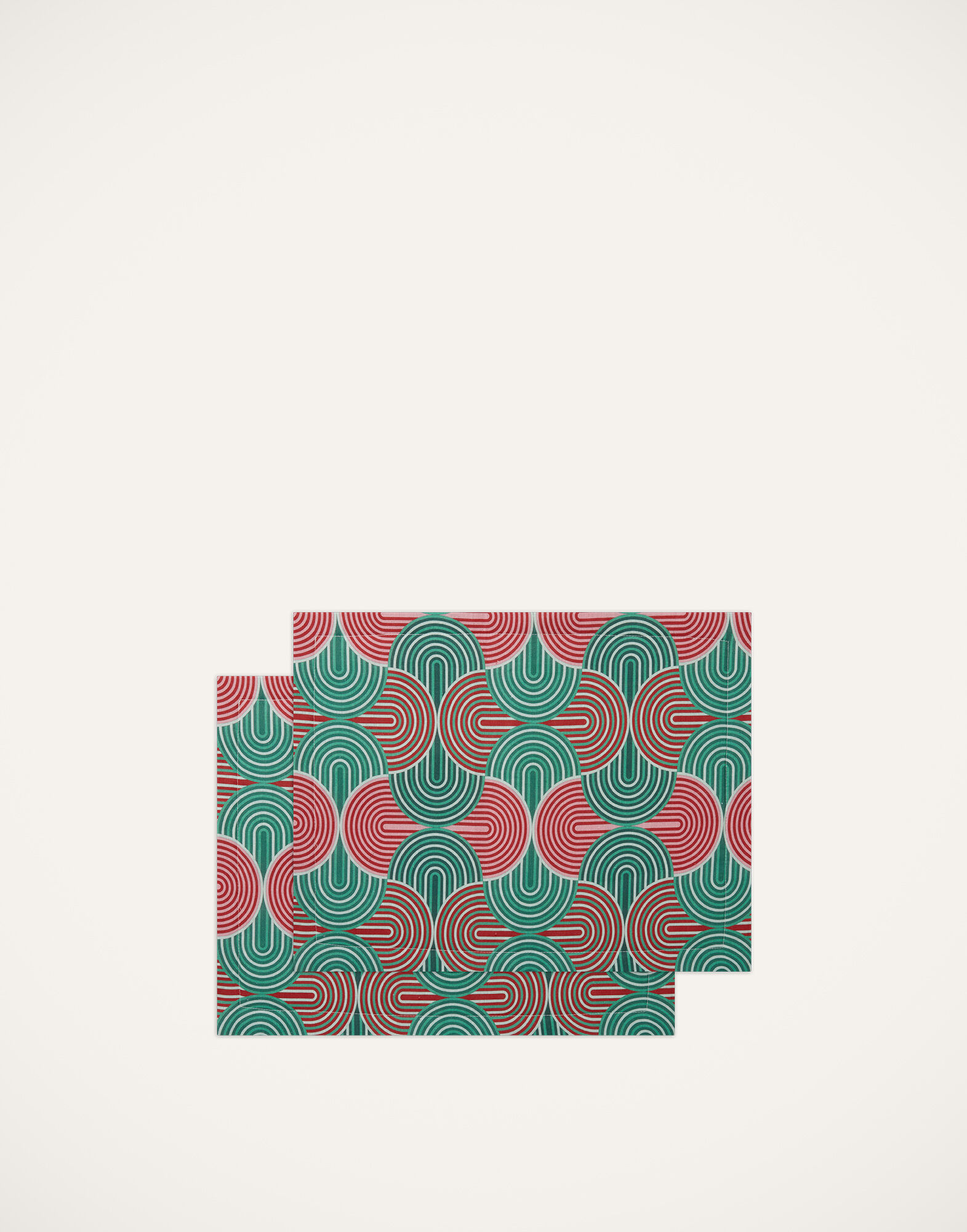 La DoubleJ Placemat Set Of 2 Slinky Verde TBM0001LIN001SLI0005