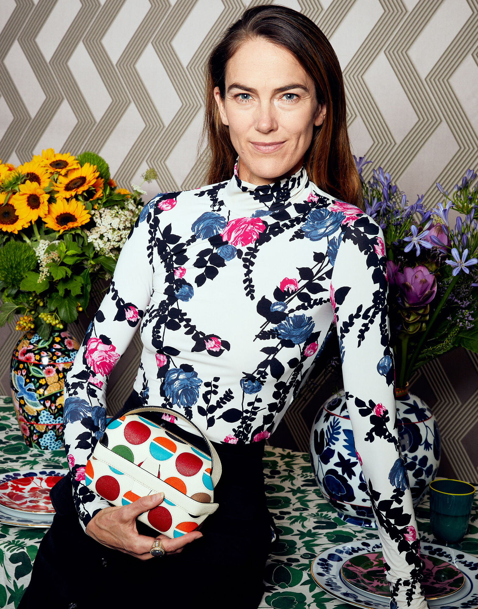 LaDoubleJ Turtleneck Winter Rose SHI0030JER005WTR0001