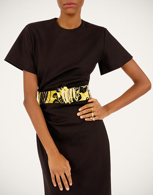 La DoubleJ Medium Belt Atlantis Yellow BEL0007VEL016ATL01YE02