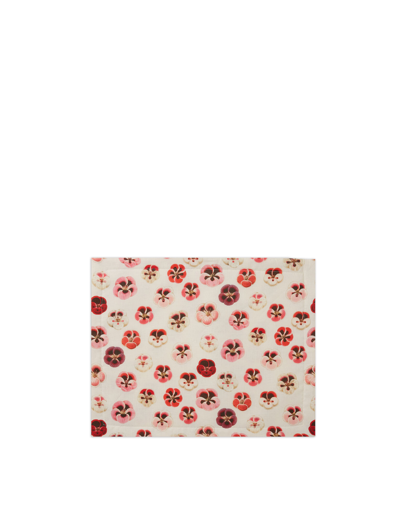 La DoubleJ Placemat Set Of 2 Micro Pansy TBM0001LIN001PAN0002
