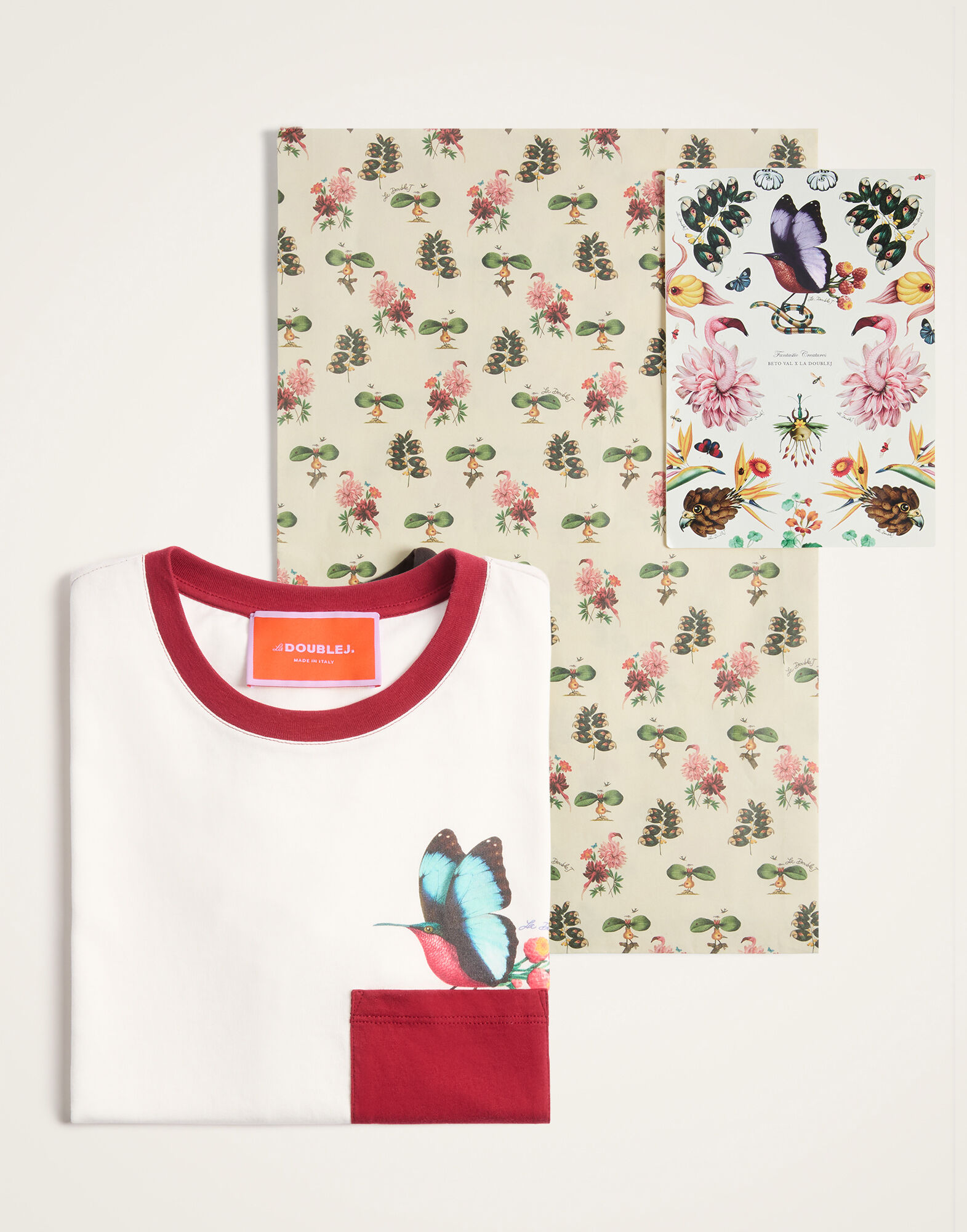 La DoubleJ High Vibe Tee Butterbird White TSH0070JER079BTB01WH01