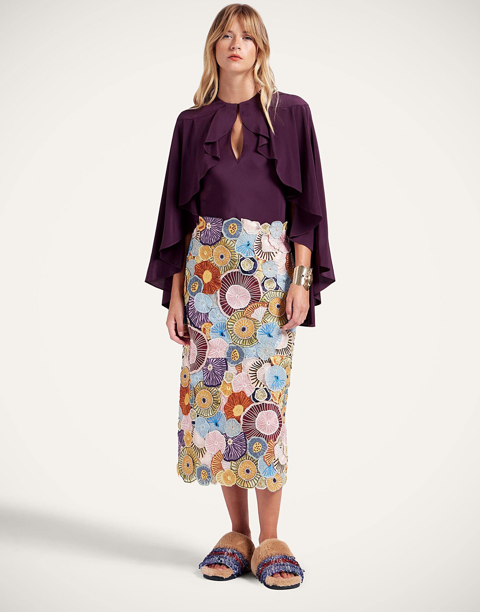 La DoubleJ Magic Top Solid Burgundy TOP0162CRE001SOLIDRE07