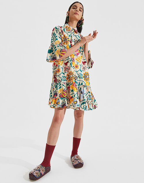 La DoubleJ Choux Dress Selva Bianco DRE0193COT001SEL0002