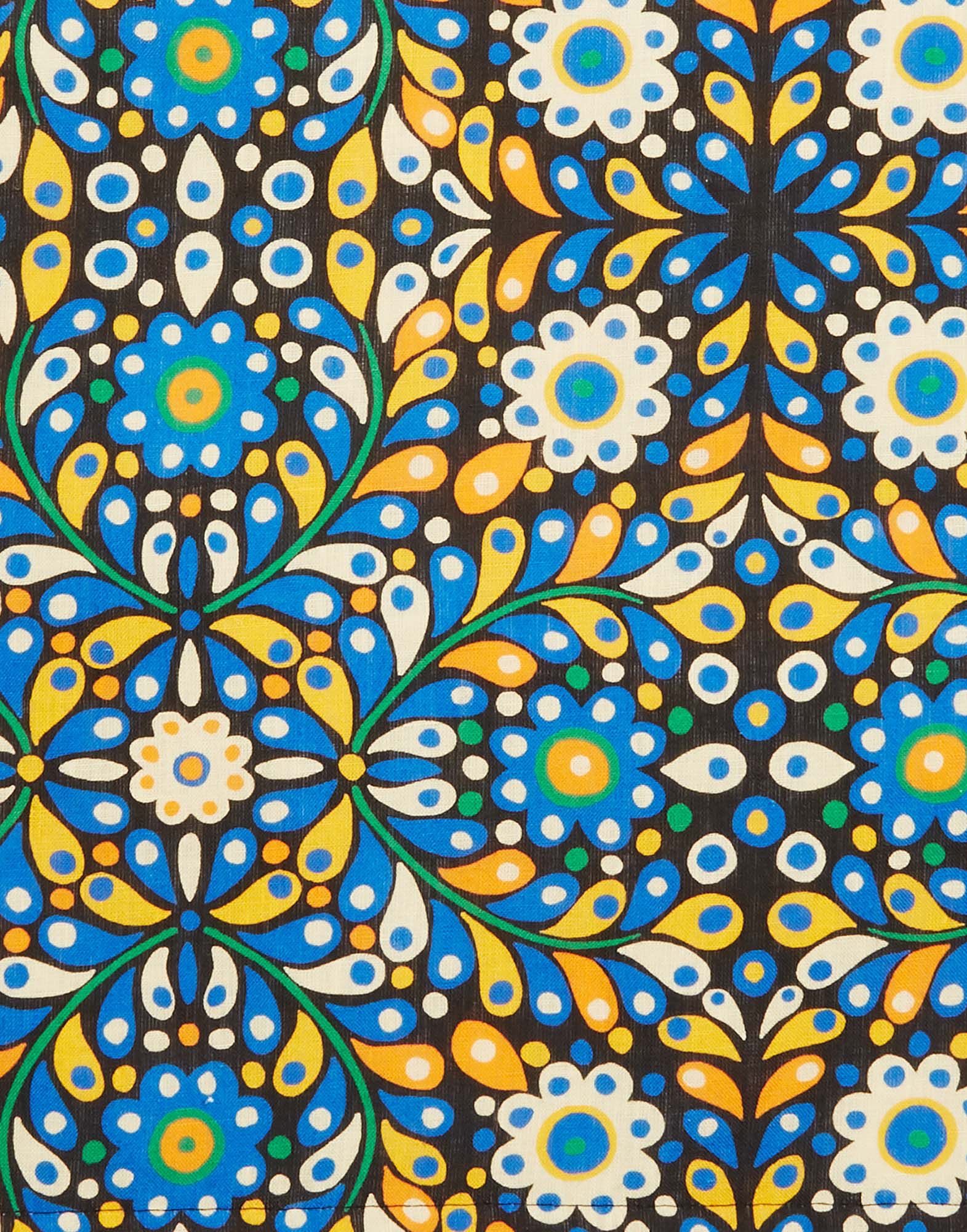 La DoubleJ Placemat Set Of 2 Confetti Blu TBM0001LIN001CON0002