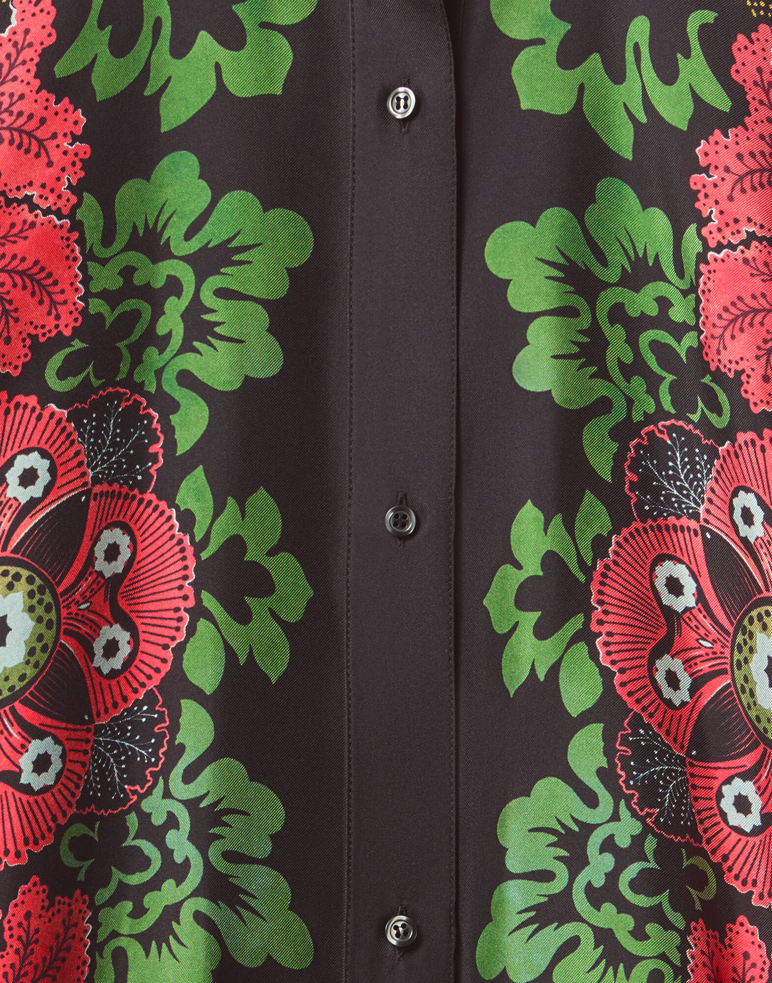 La DoubleJ Foulard Shirt Bounty Plac&eacute;e Red SHI0059SIL006BOU01RE01