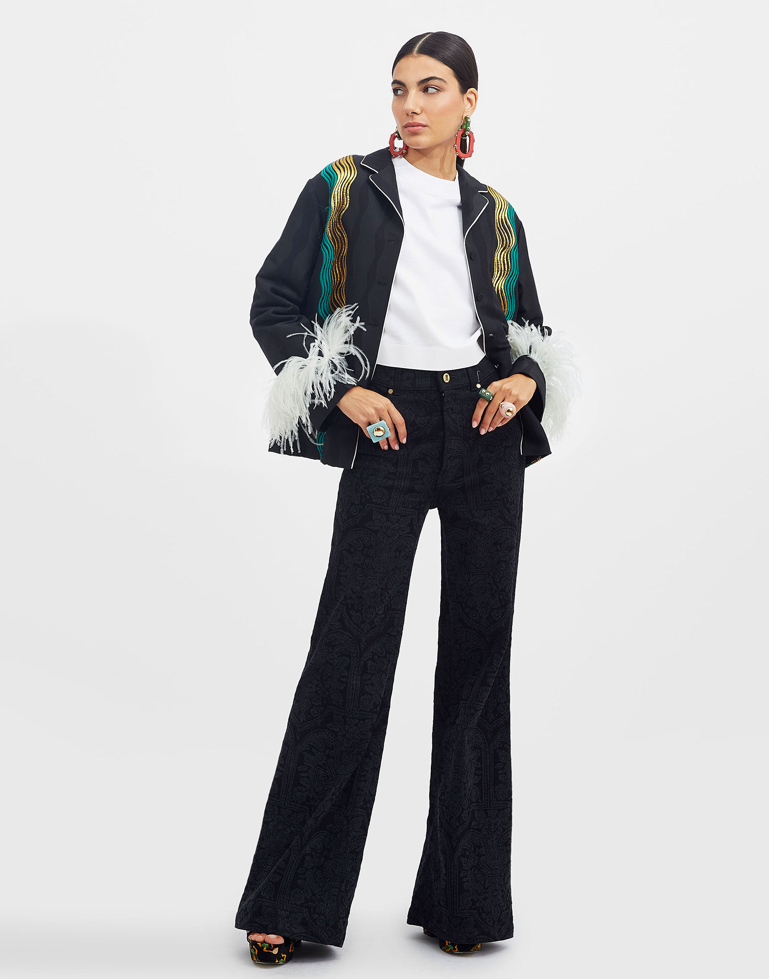 La DoubleJ Nile Jacket The Nile Black JAC0075JCQ055NIL02BL01