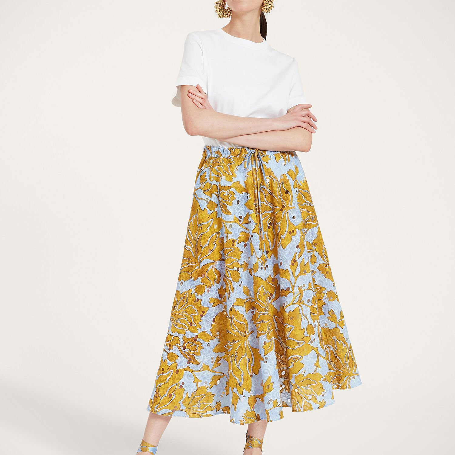La Double J Drawstring Skirt