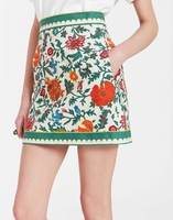 La DoubleJ Baia Mini Skirt Dragonflower Mini Multicolor SKI0108COT005DRE02MU01