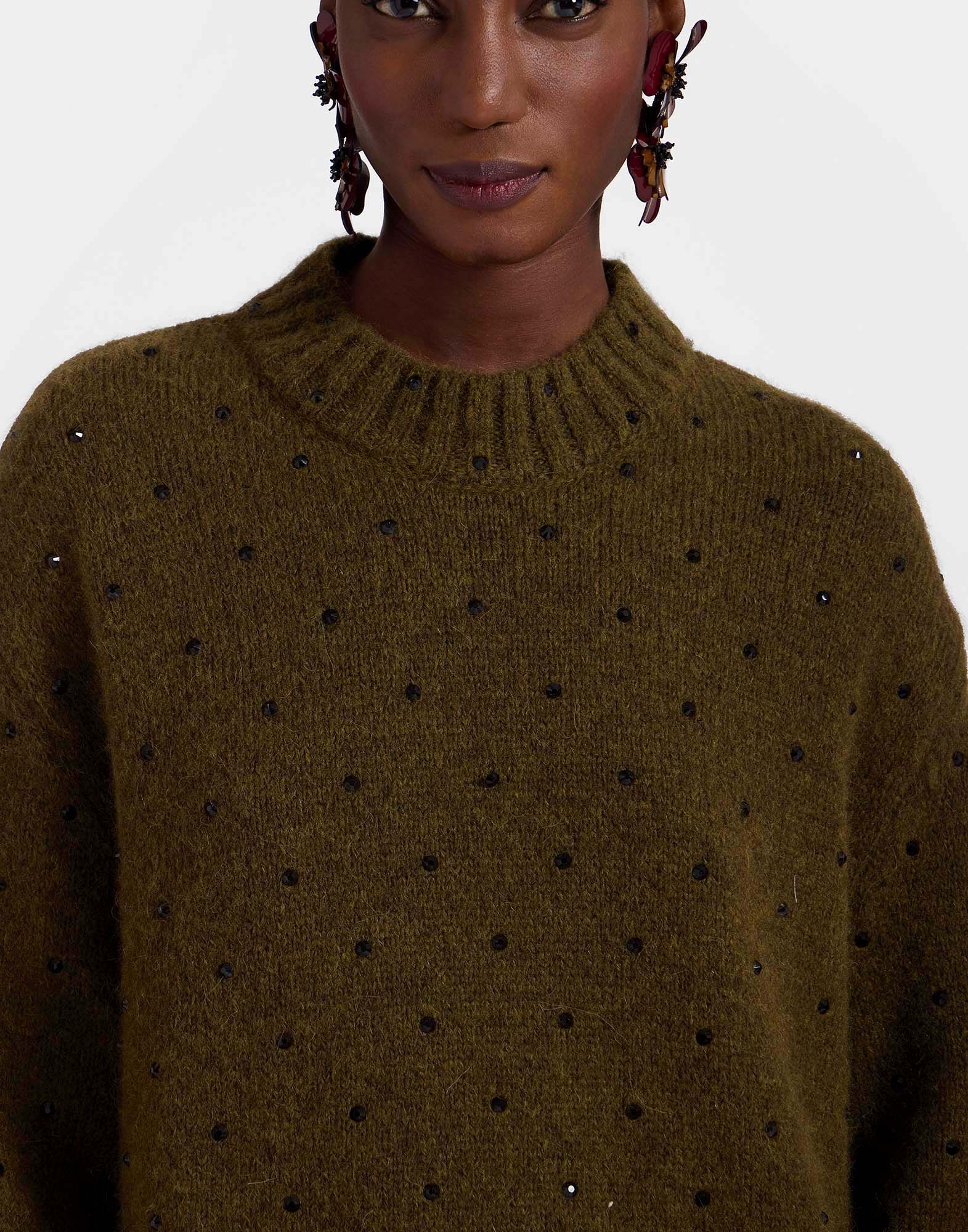 La DoubleJ Starlet Sweater Military Green PUL0219KNI129VA300GR08