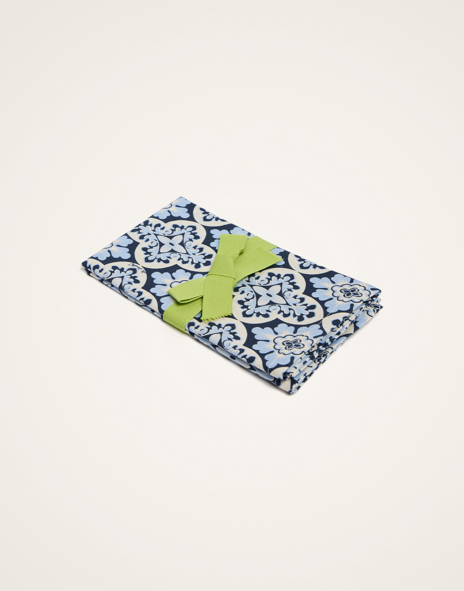 La DoubleJ Large Napkins Set Of 2 Palazzo Blue NAP0017COT073PAL01BU03