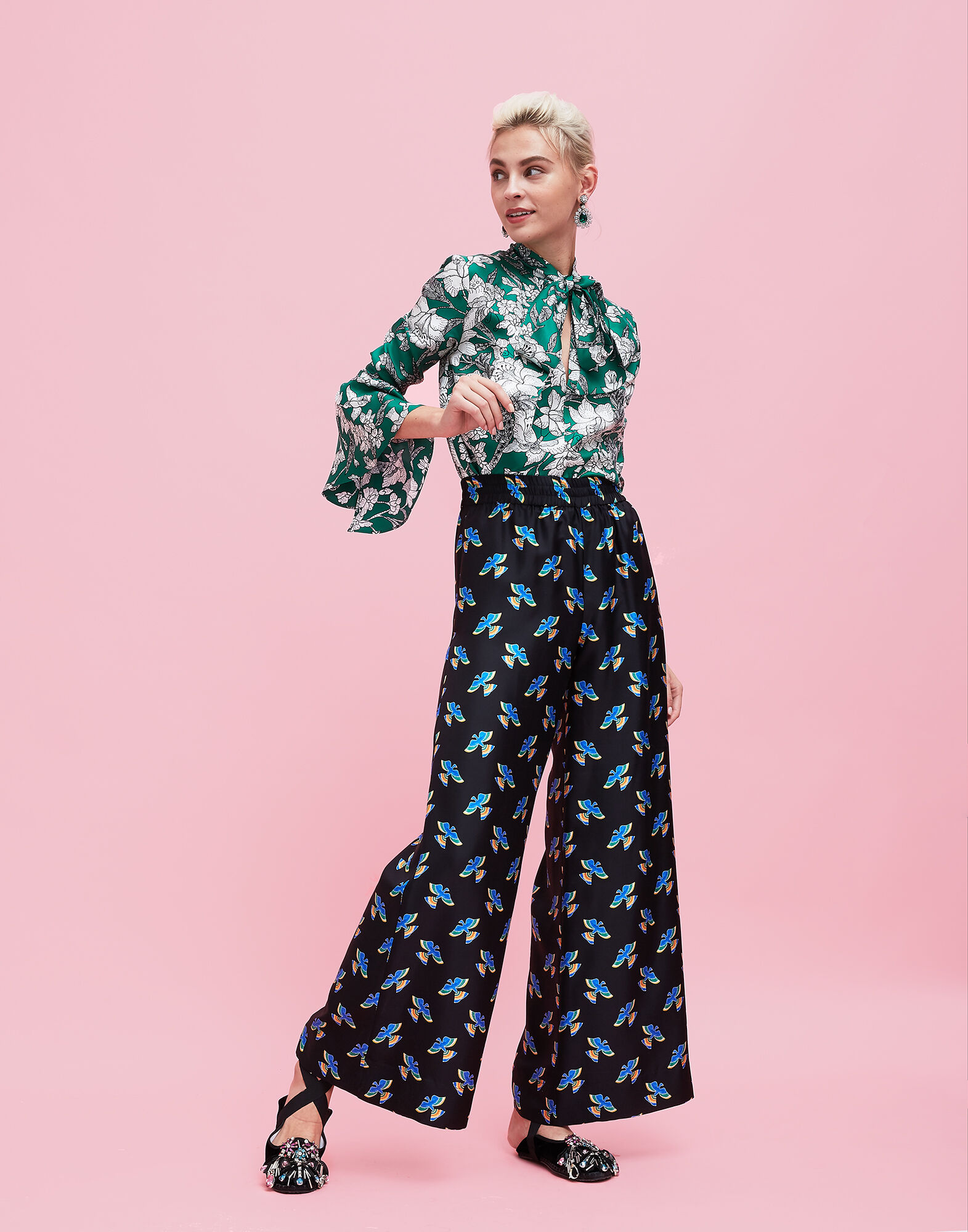 LaDoubleJ Happy Wrist Top Lilium Verde SHI0011SIL001LIL0003