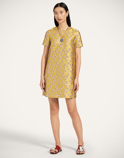 La DoubleJ Dresses Women - Mini Swing Dress Margarita XL 42% Polyester 37% Cotton 9% Metal 7% Silk 5% Polyamide La DoubleJ Dresses Women - Mini Swing Dress Margarita XL 42% Polyester 37% Cotton 9% Metal 7% Silk 5% Polyamide