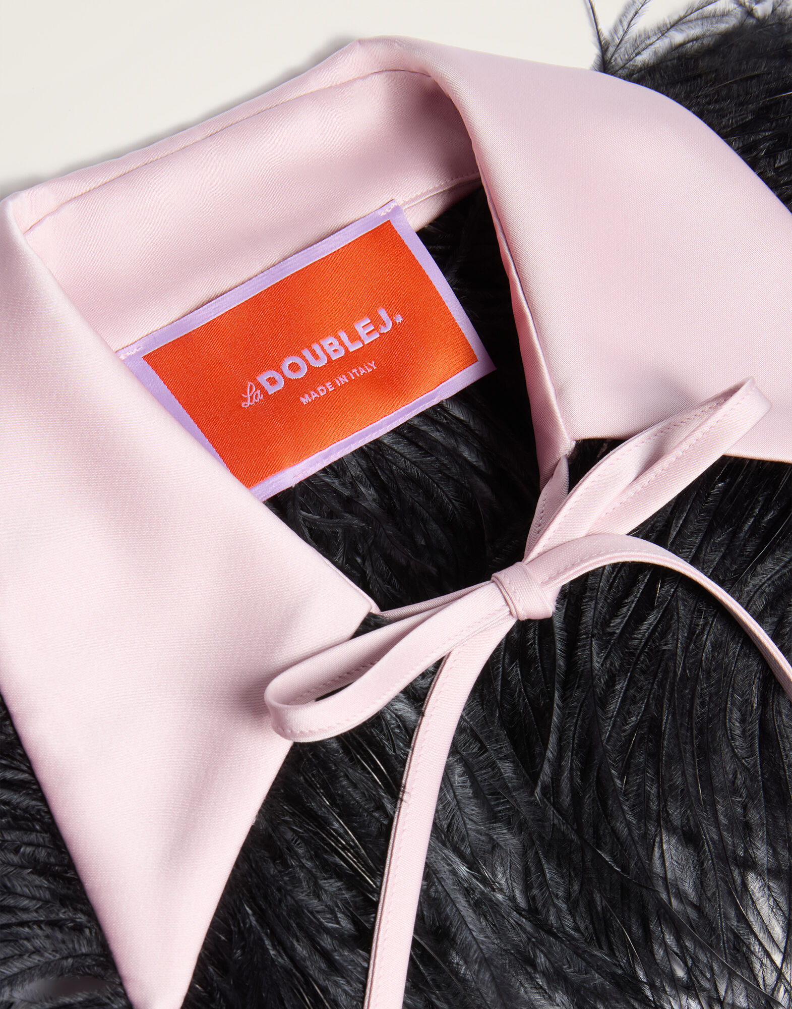 La DoubleJ La Scala Collar Solid Black SCA0101SIL027SOLIDBL01