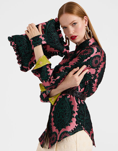 La DoubleJ Hand Pochette Oltrarno Pink BAG0059JCQ084OLT01PI01