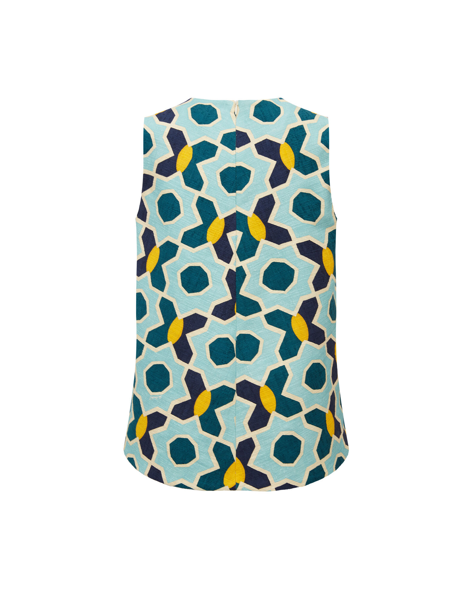 La DoubleJ La Scala Top Plaza Light Blue TOP0016COT005PLA01BU01