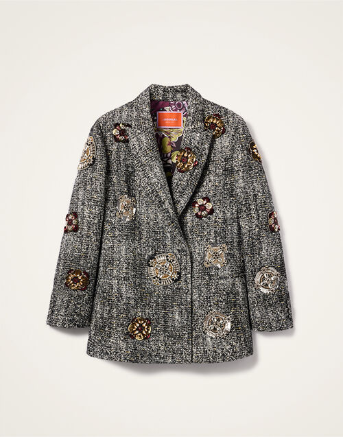 La DoubleJ Jagger Jacket Solid Black & White JAC0155EMB119NUC05BL03