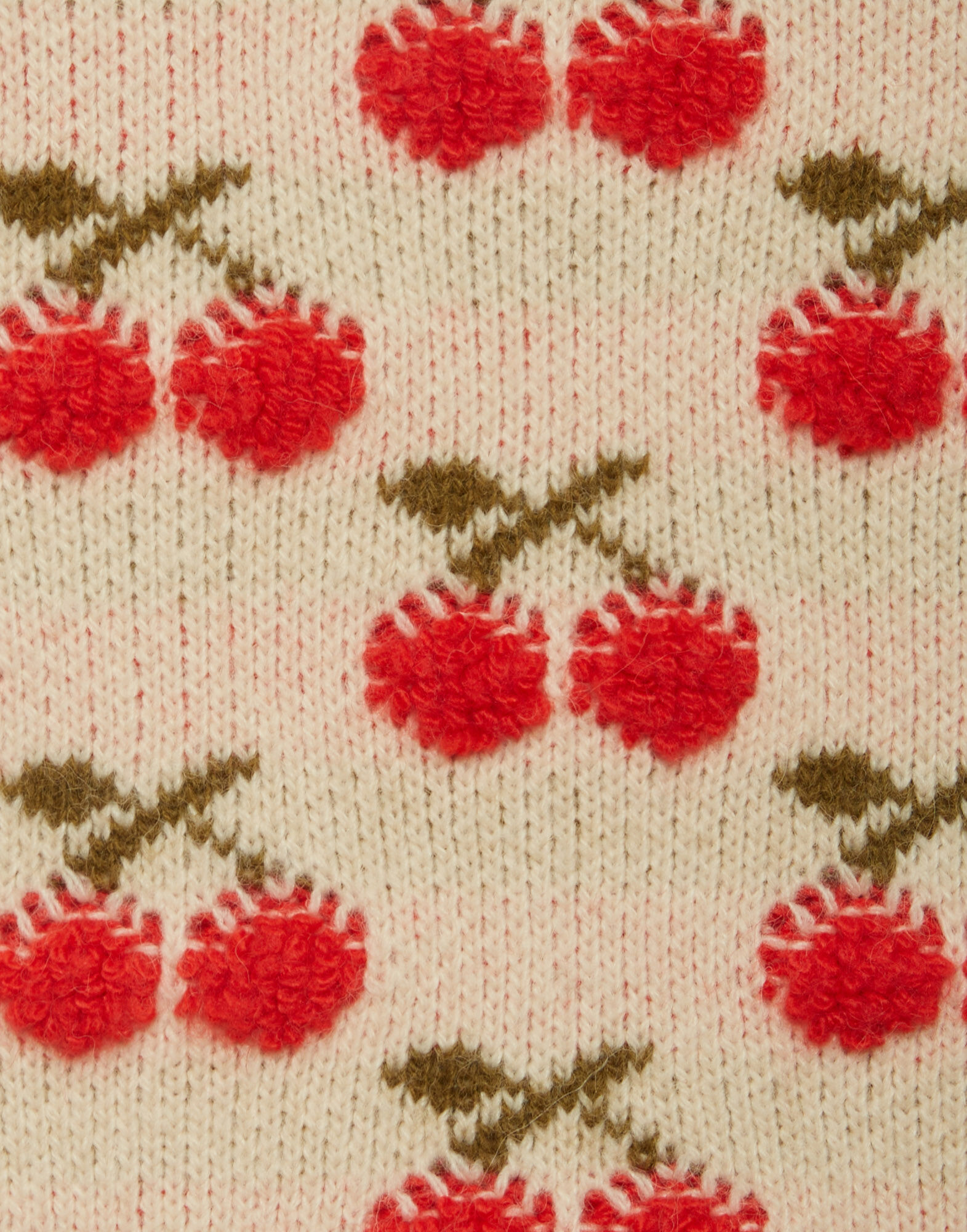 La DoubleJ Cherry Vest Off White PUL0134KNI092VA200WH05