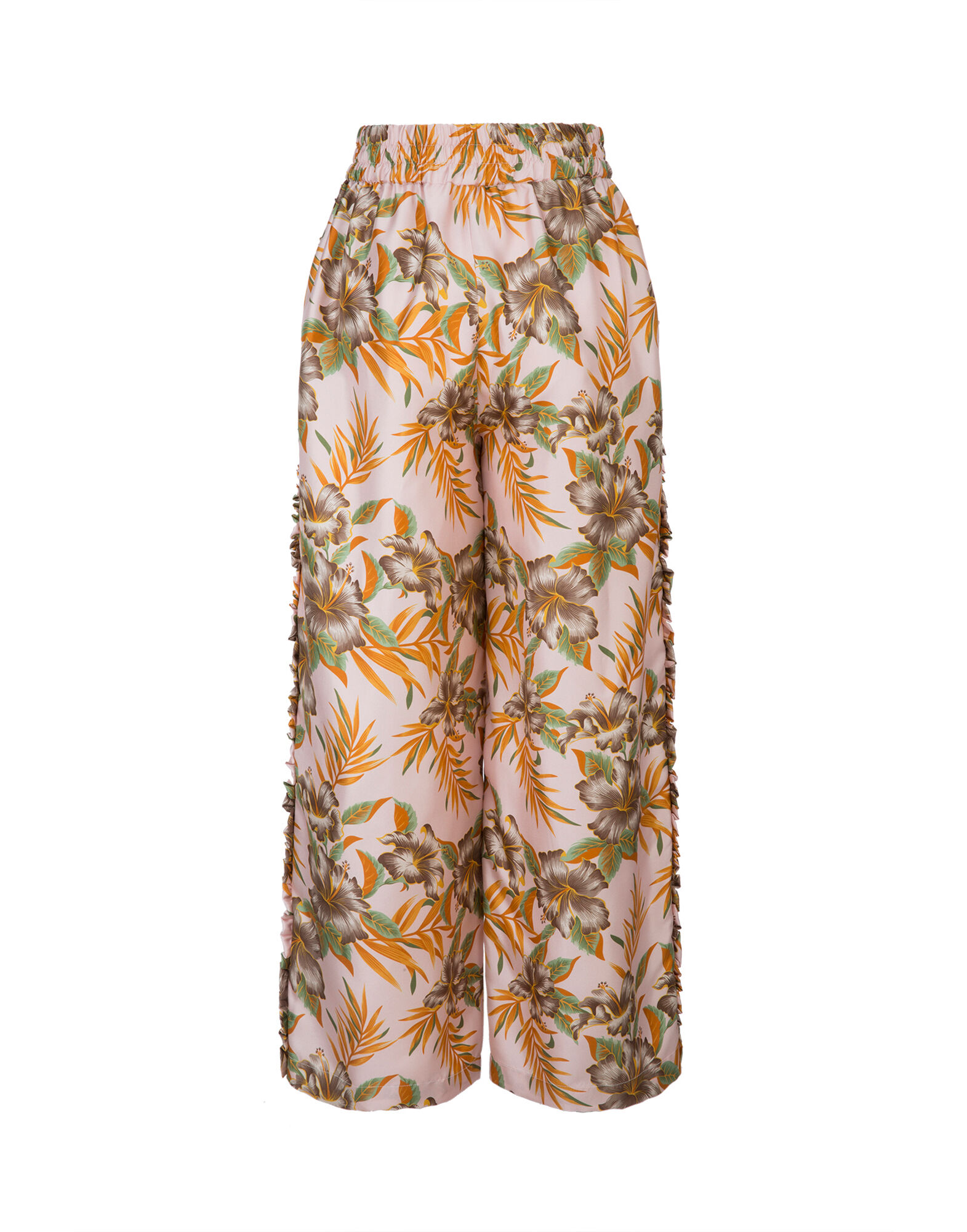LaDoubleJ Ruffle Pants Polinesia TRO0002SIL001PLN0001