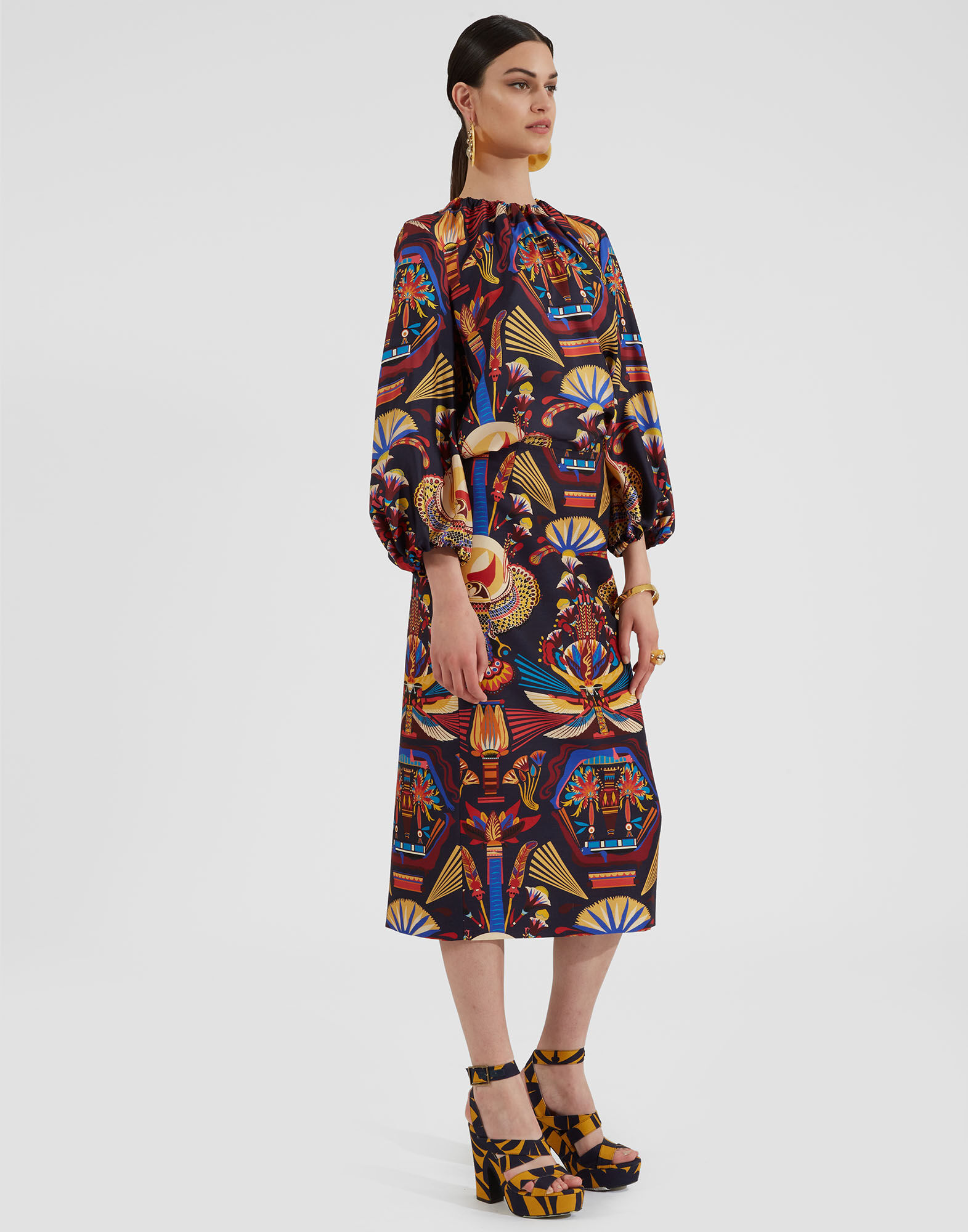 La DoubleJ Charming Top Nephthys Navy TOP0021SIL001NEP01BU06