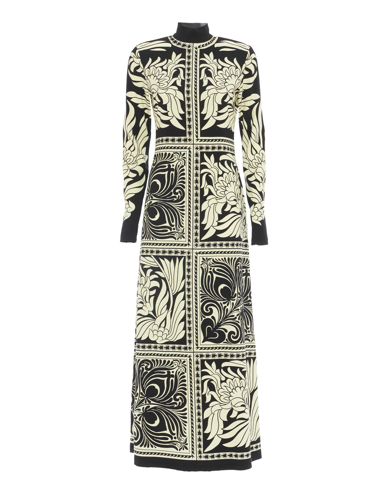 La DoubleJ Halle Dress Mix Tiles Plac&eacute;e Black DRE0444VIS011MIX01BL01