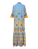 La DoubleJ Artemis Dress Partenope Light Blue DRE0176COT039PRT01BU01