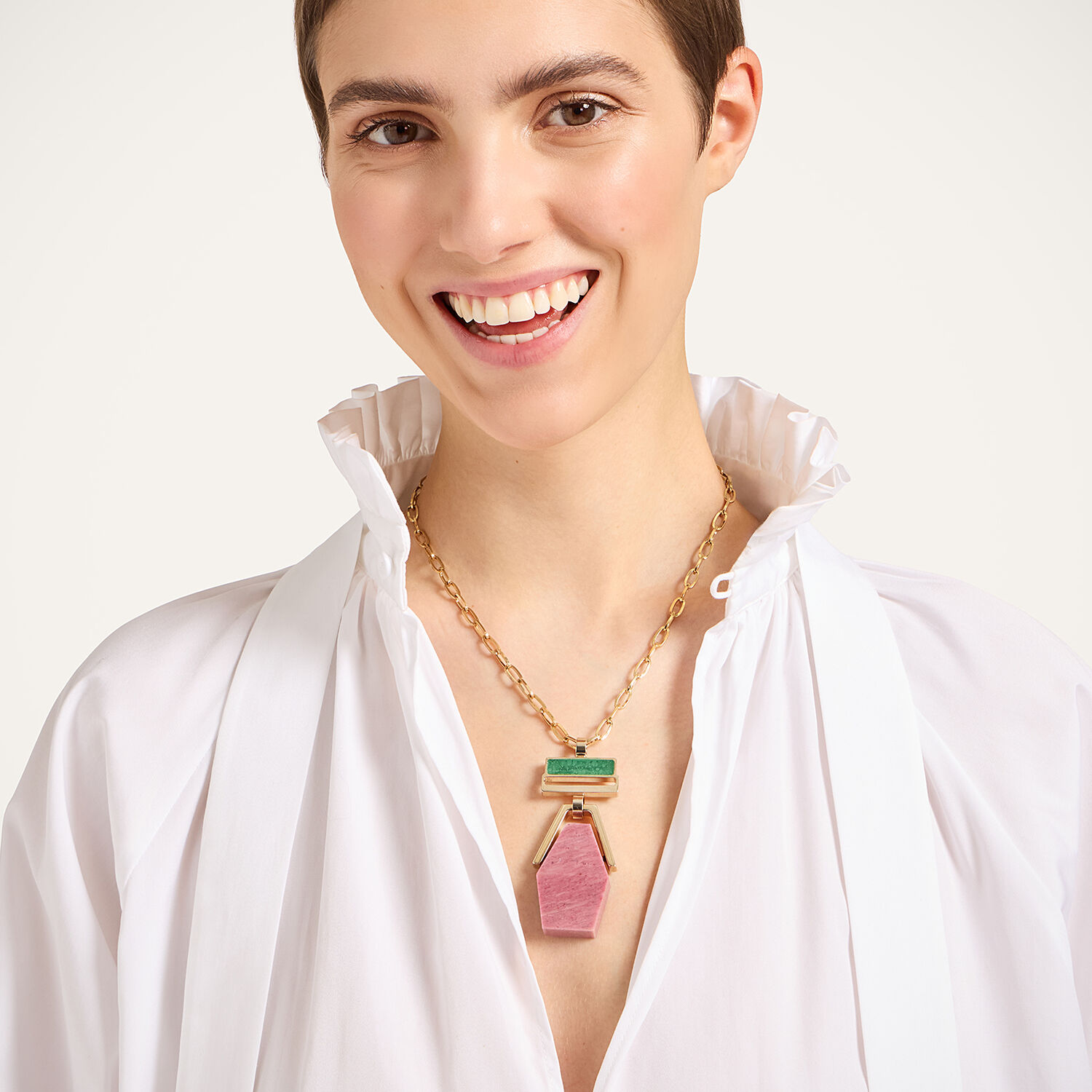 La Double J Bridge Portal Necklace