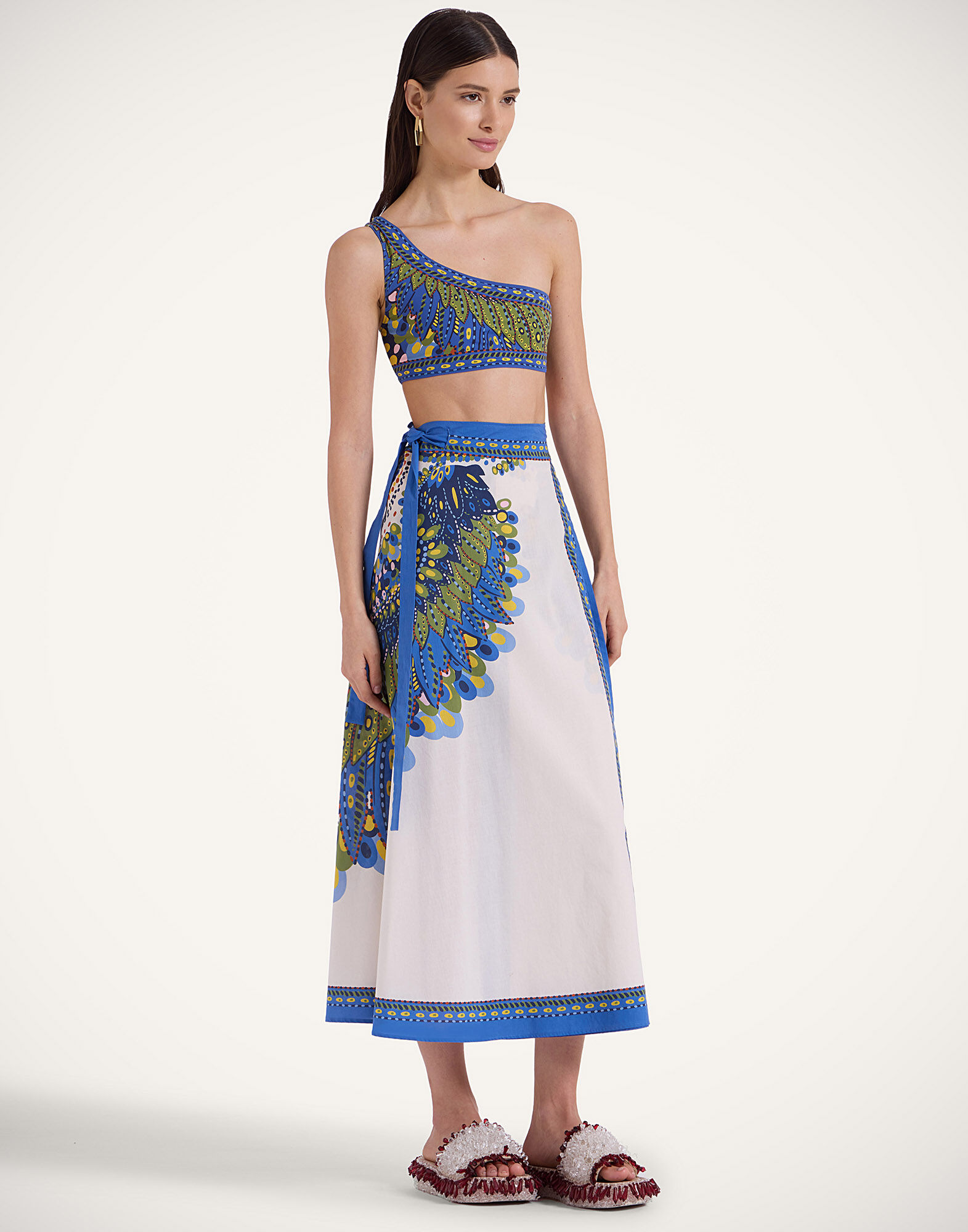 La DoubleJ Goddess Top Chakra Plac&eacute;e Multicolor SWI0057LYC006CHA05MU01