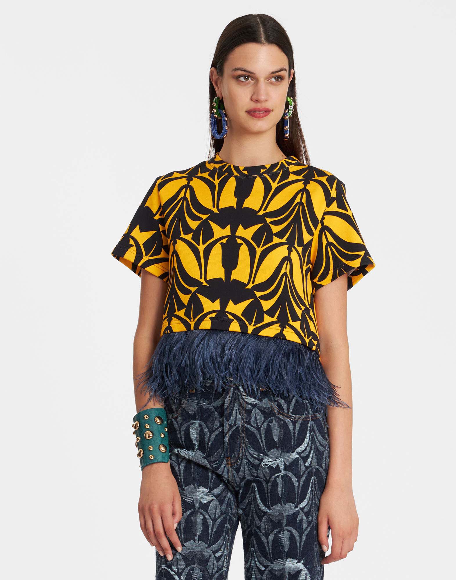 La DoubleJ La Scala Tee Papyrus Gold TSH0026JER031PAY01YE05