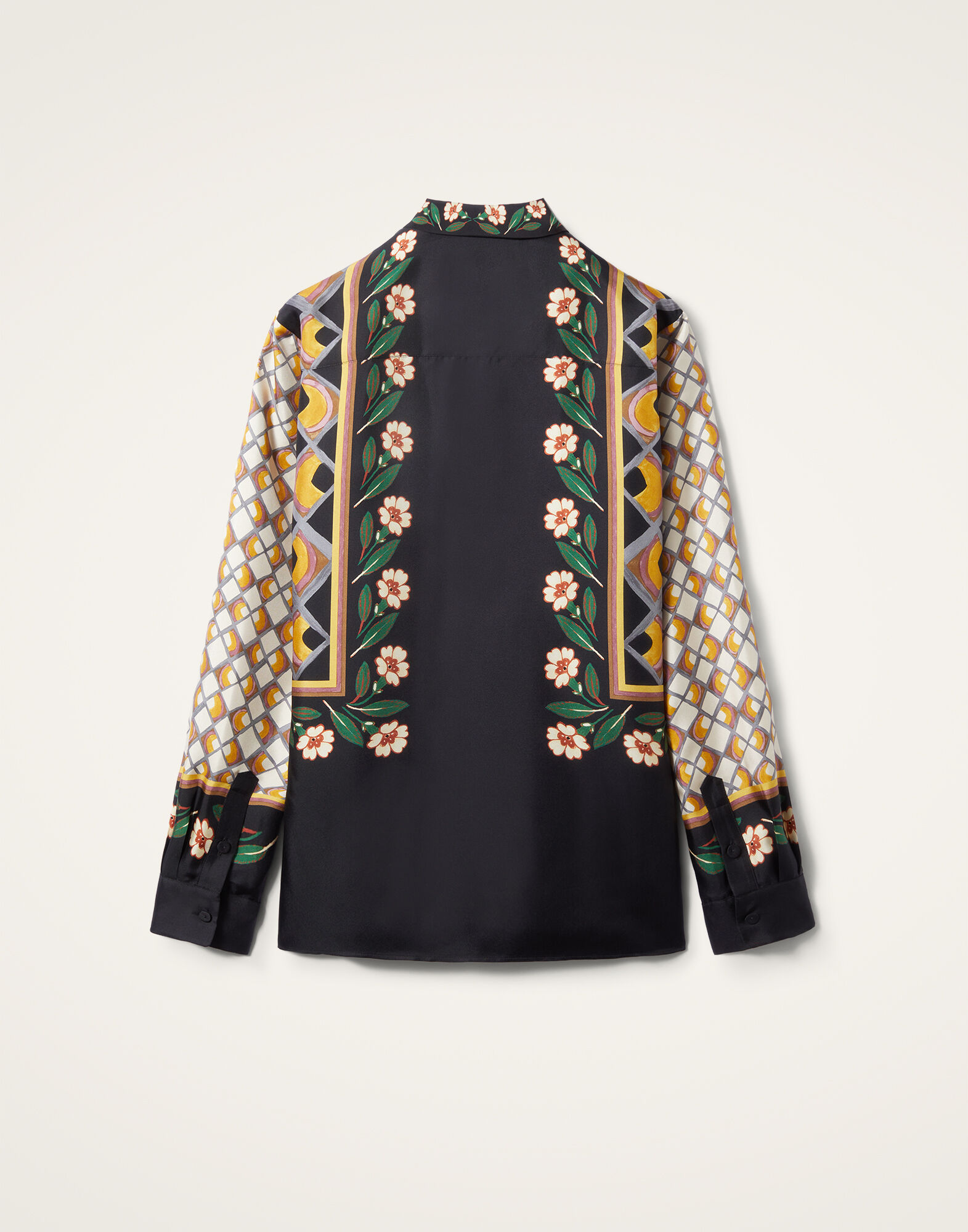 La DoubleJ Boy Shirt Dazed Plac&eacute;e Black SHI0040SIL001DAZ01BL01