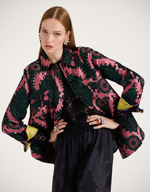La DoubleJ Better Than Your Boyfriend's Jacket Oltrarno Pink JAC0112JCQ084OLT01PI01