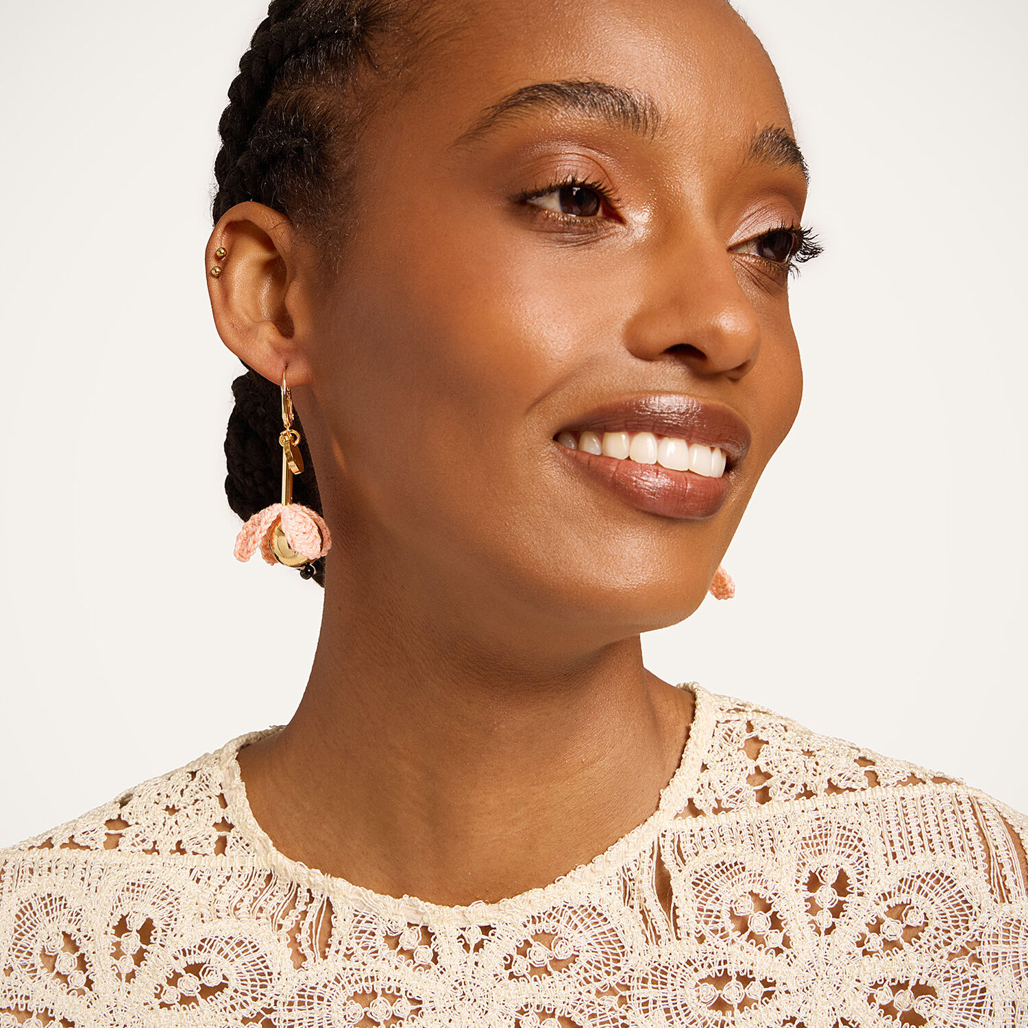 La Double J Bouquet Drop Earrings