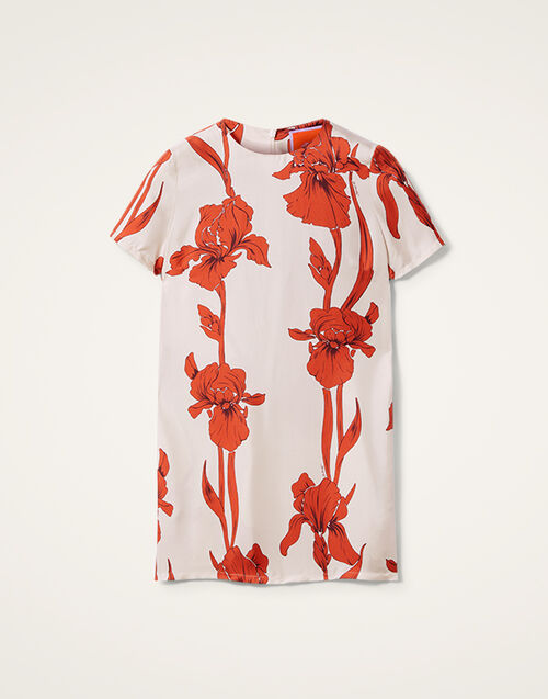 La DoubleJ Mini Swing Dress Iris Dark Orange DRE0159SIL001IRS04OR03