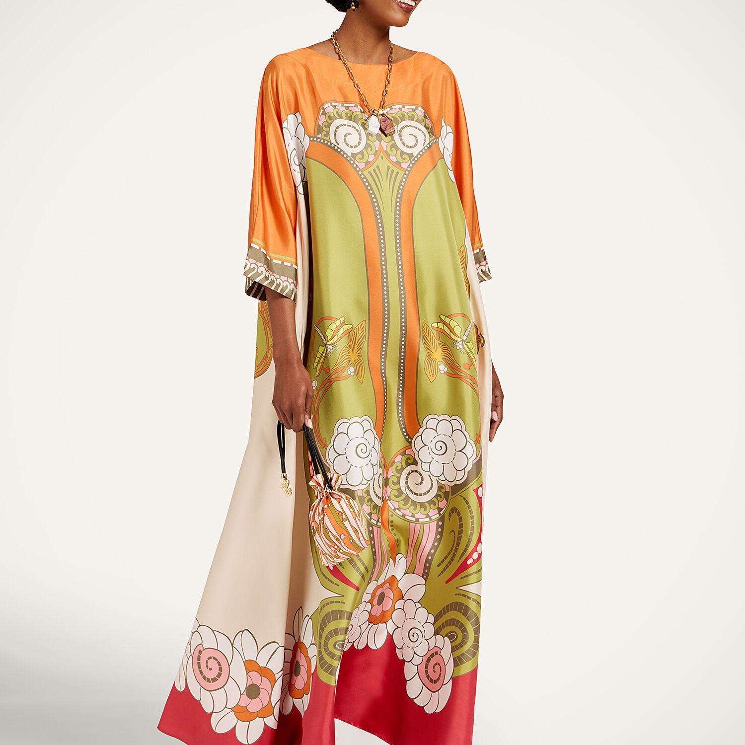 La Double J Muumuu Dress Round Neck | Thumbnail 7