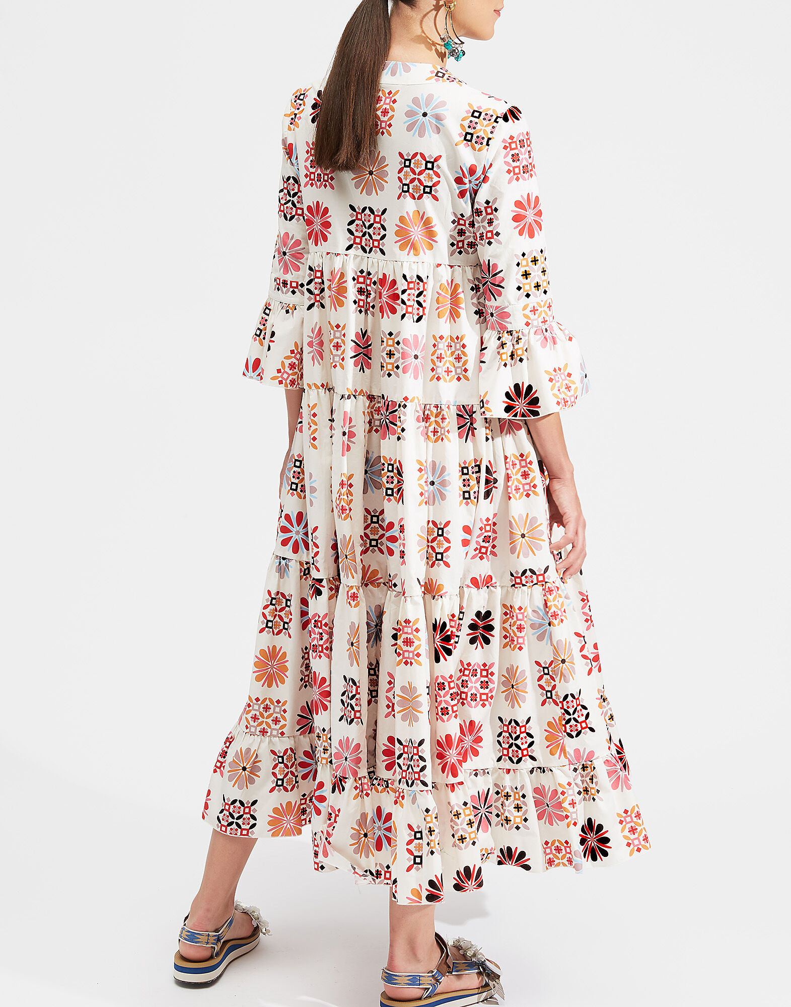 LaDoubleJ Jennifer Jane Dress Vetrata Bianco DRE0114COT001VET0002