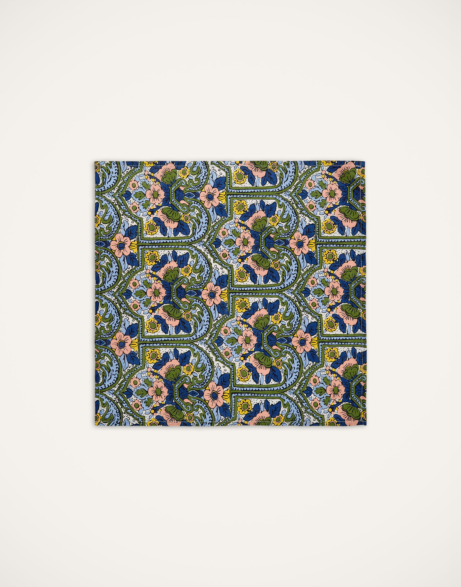 La DoubleJ Large Napkins Set Of 2 Corte Blue Small NAP0006LIN001CRT0005