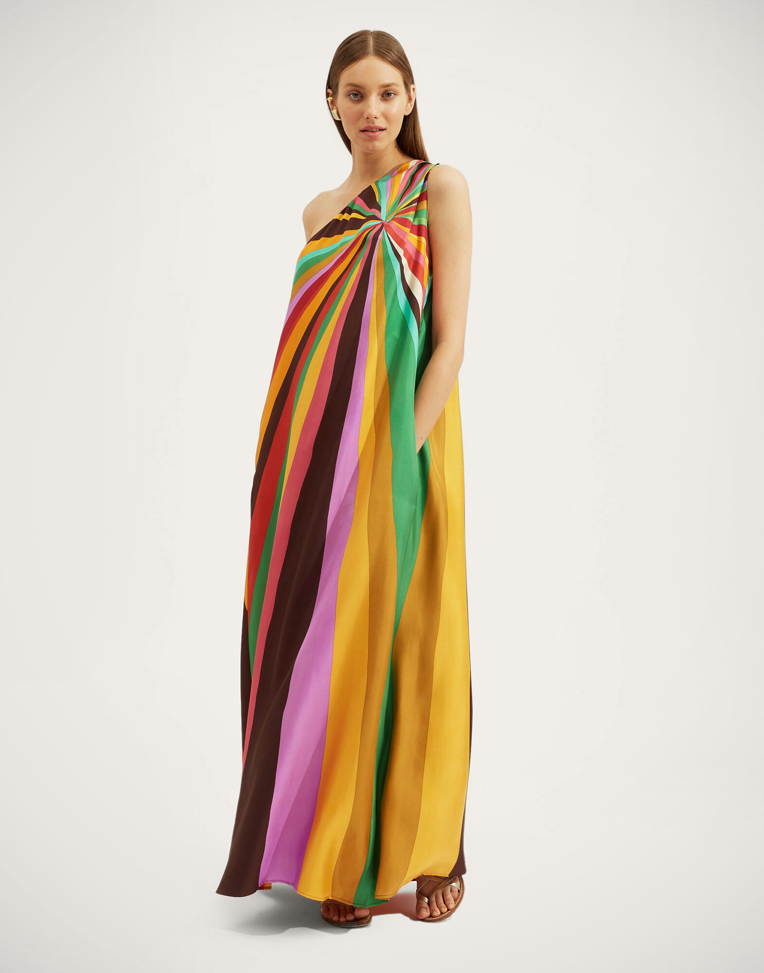 La DoubleJ Roy Dress Rainbow DRE0304SIL006RNB01MU01