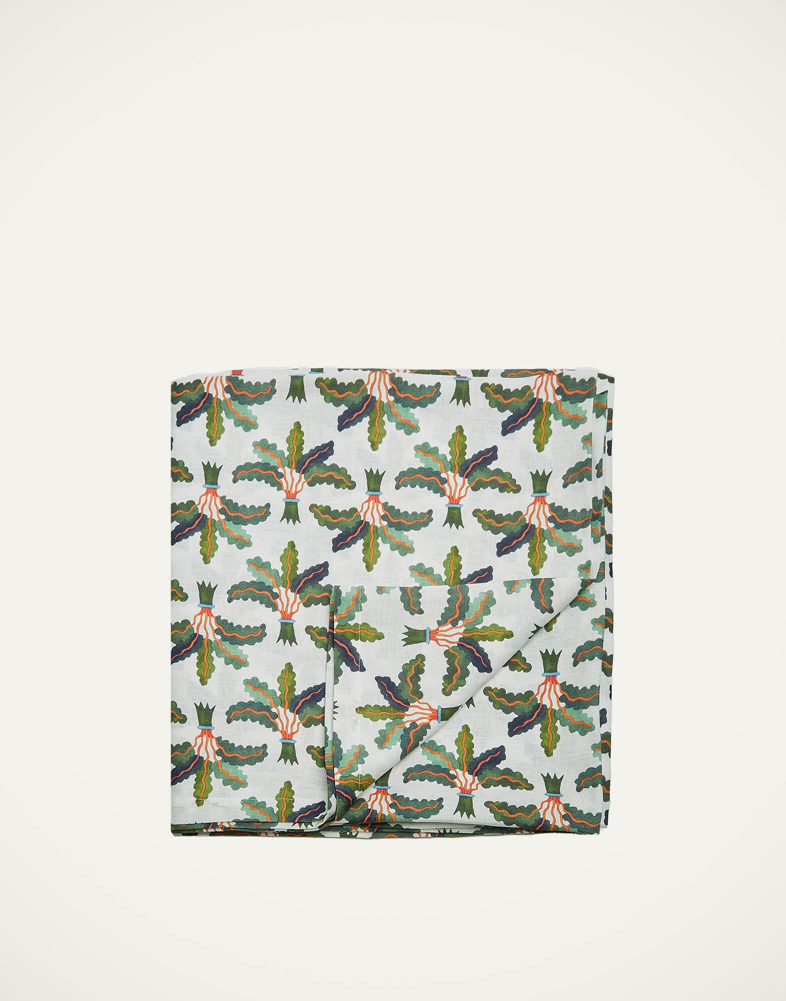 La DoubleJ Medium Tablecloth Linen Palms TBC0002LIN001HLE0022