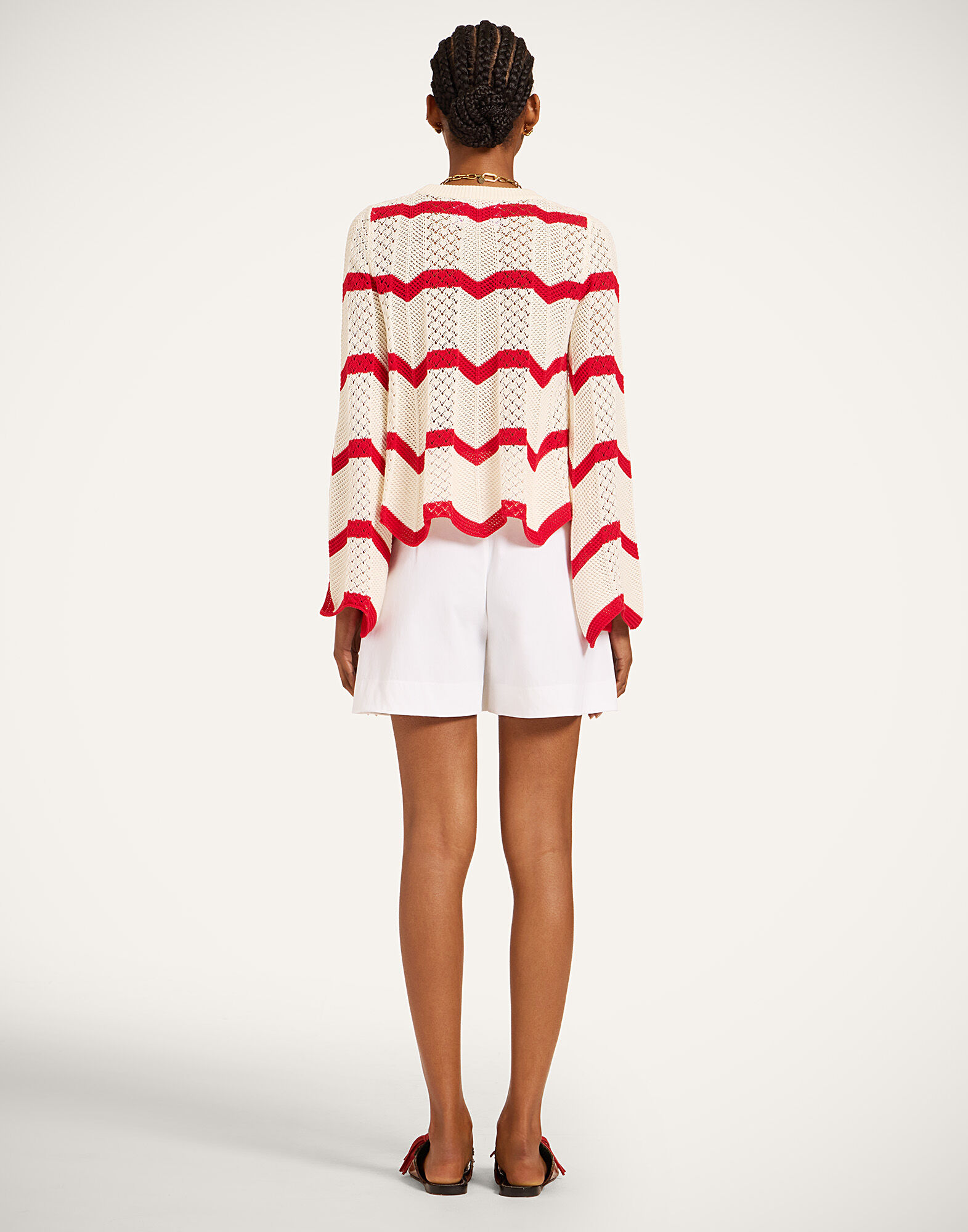 La DoubleJ Good Butt Shorts Solid White TRO0010COT070SOLIDWH01