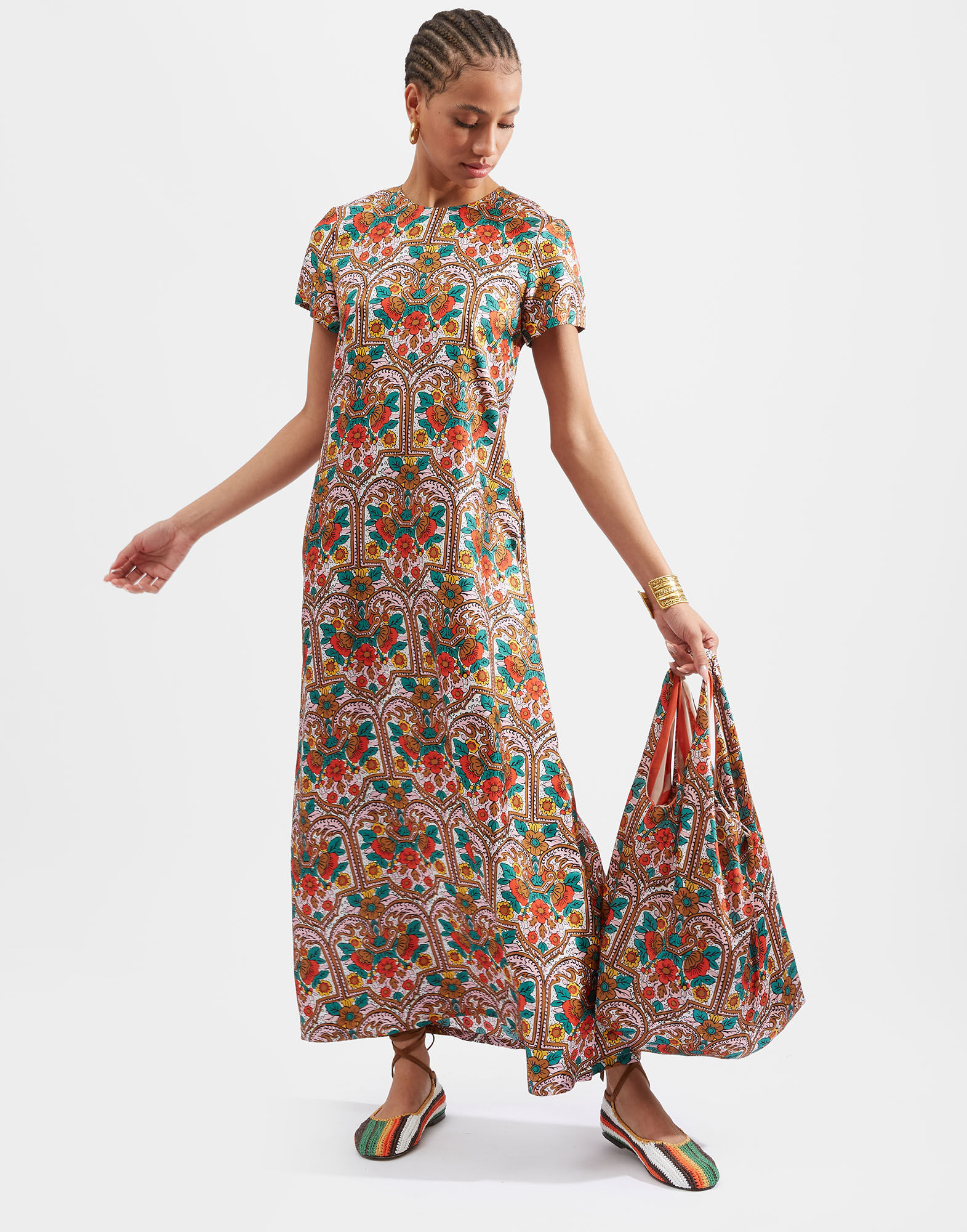 La DoubleJ Swing Dress Corte White DRE0001SIL001CRT02OR04