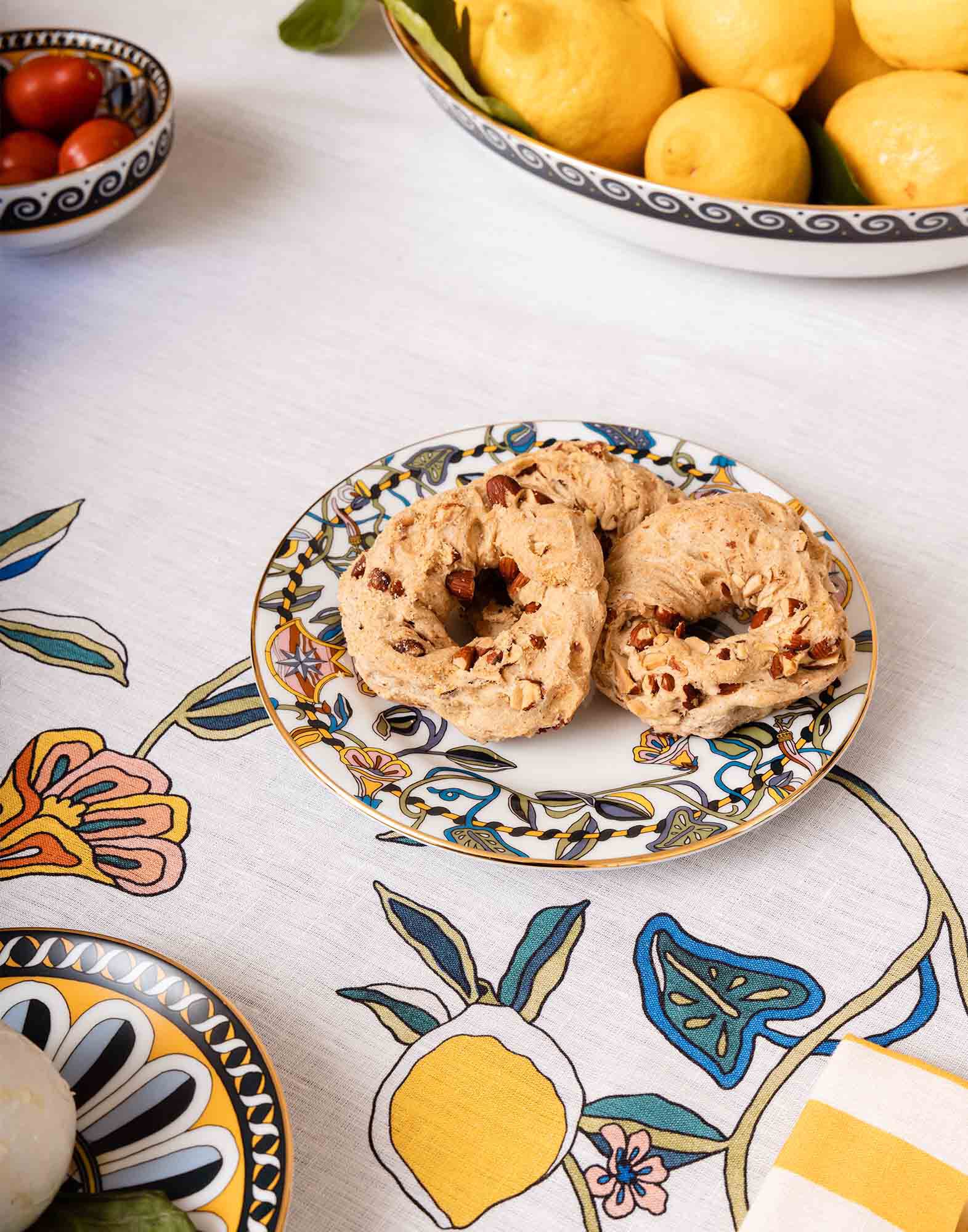 La DoubleJ Dessert Plates Set Of 2 Borboni White DIS0063CER001BRN0005